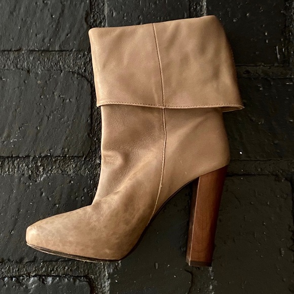 Joie soft slouchy leather heeled boot - Picture 11 of 14